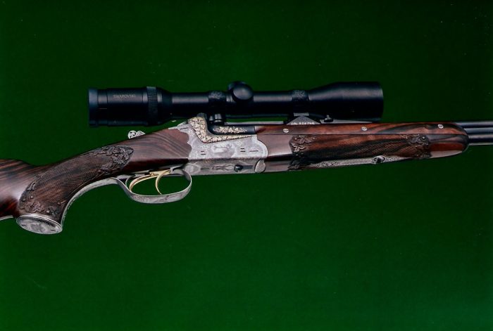 Hambrusch , O/U Rifle "Dedicated to the five continents", Cal. 9,3x74R Courtesy of Hambrusch